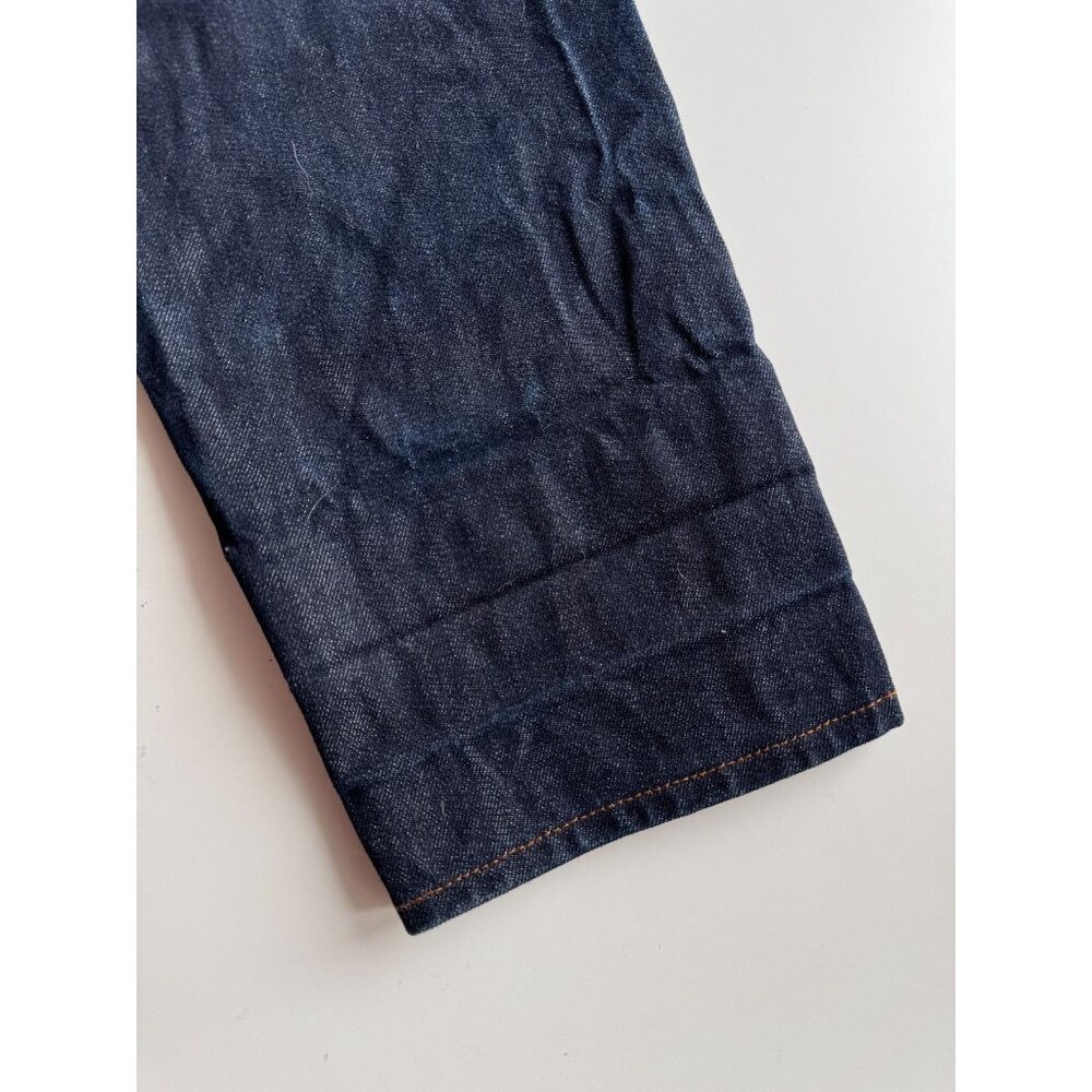 UNBRANDED UB601 Relaxed Tapered Fit 14.5oz Raw Selvedge Denim Jeans, Size 36 - Picture 10 of 15